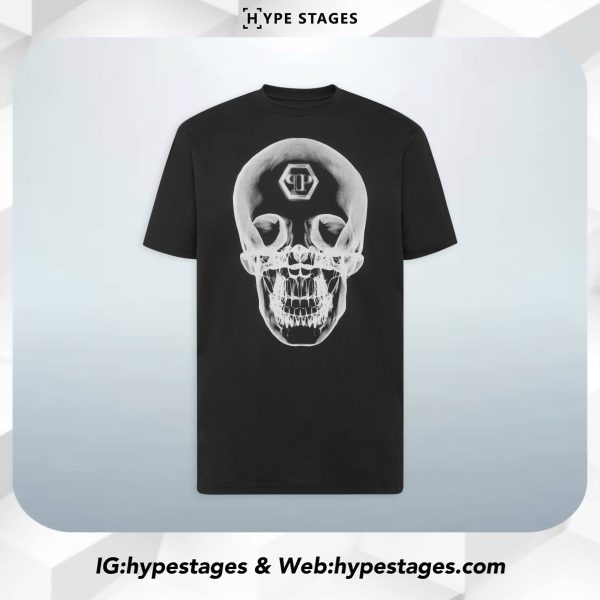 PHILIPP PLEIN SKULL PRINT TEE