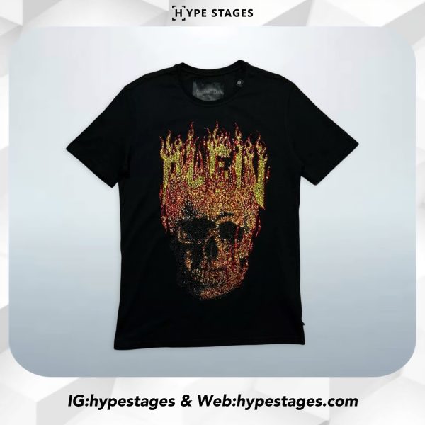 PHILIPP PLEIN SKULL PLEIN FLAME TEE