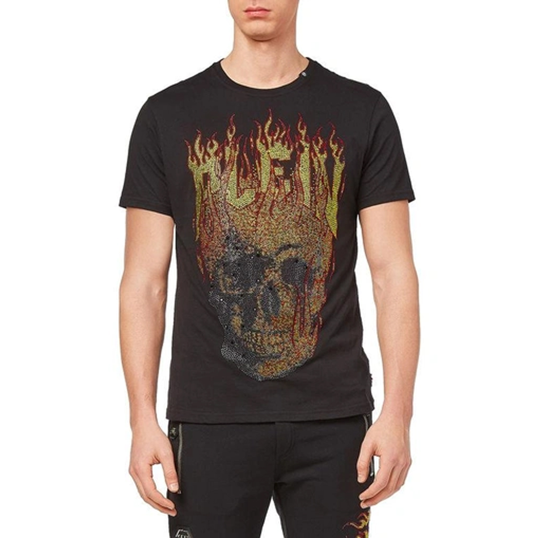PHILIPP PLEIN SKULL PLEIN FLAME TEE - Image 2
