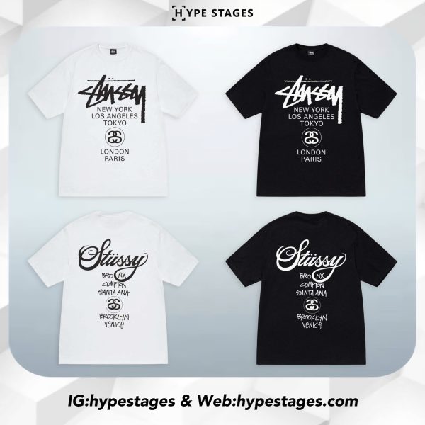 STUSSY WORLD TOUR TEE