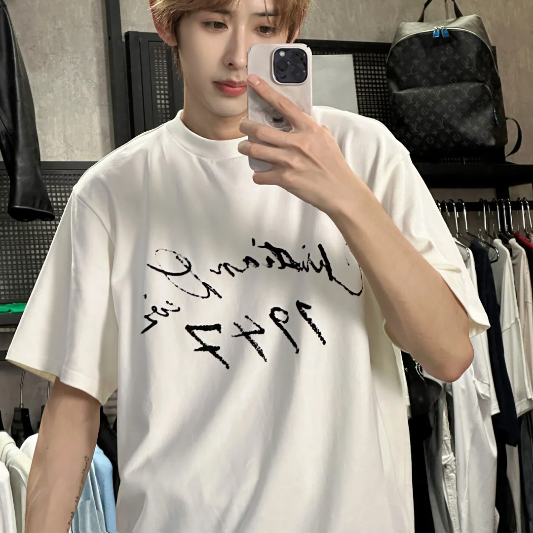 DIOR GRAFFITI SKETCH LOGO TEE - Image 2