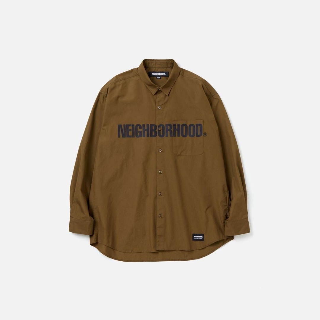NEIGHBORHOOD FRONT LOGO LONG SLEEVE SHIRT - Image 2