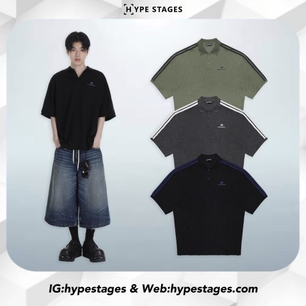 MASONPRINCE SIDE LOGO SHORT SLEEVE POLO