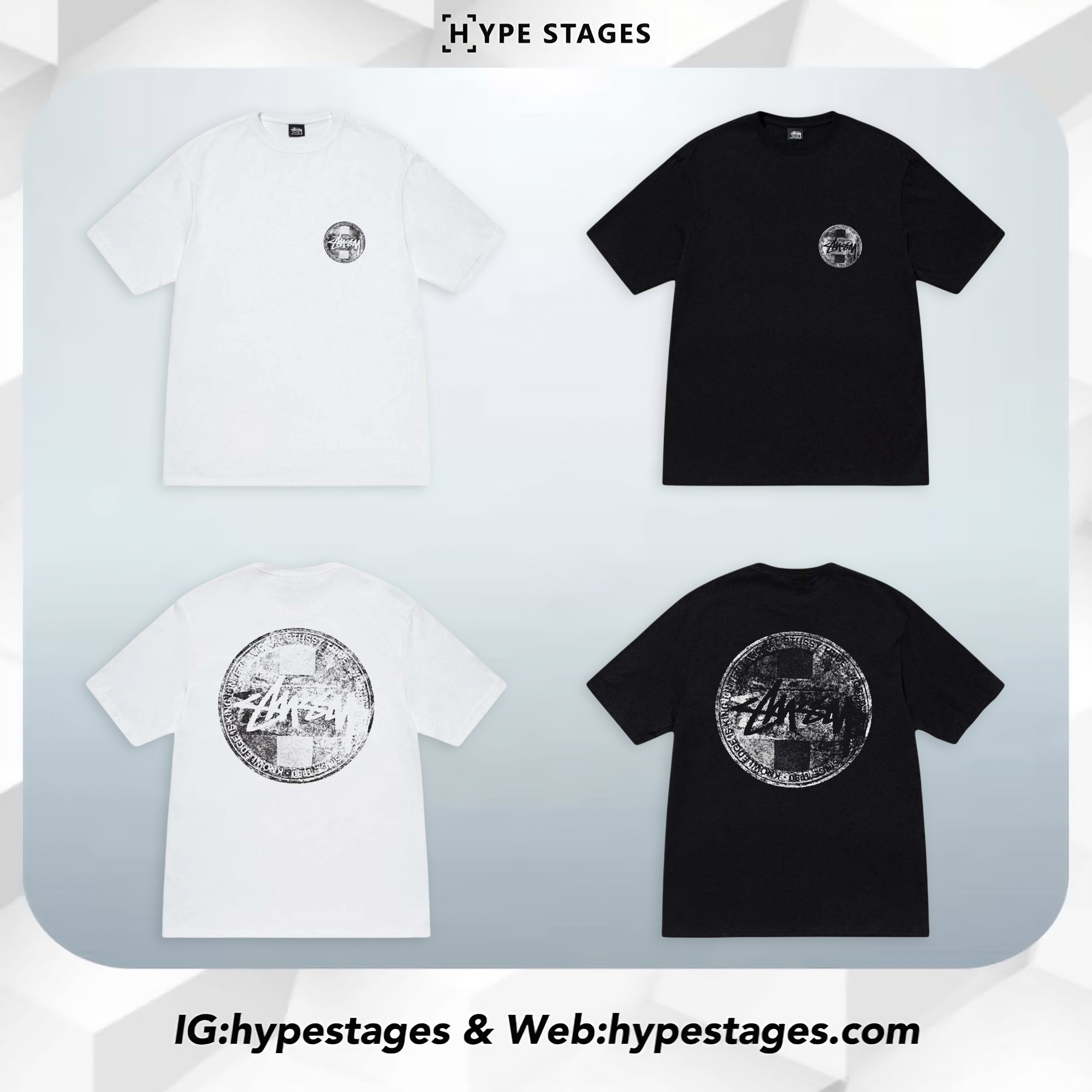 STUSSY DOT STAMP TEE