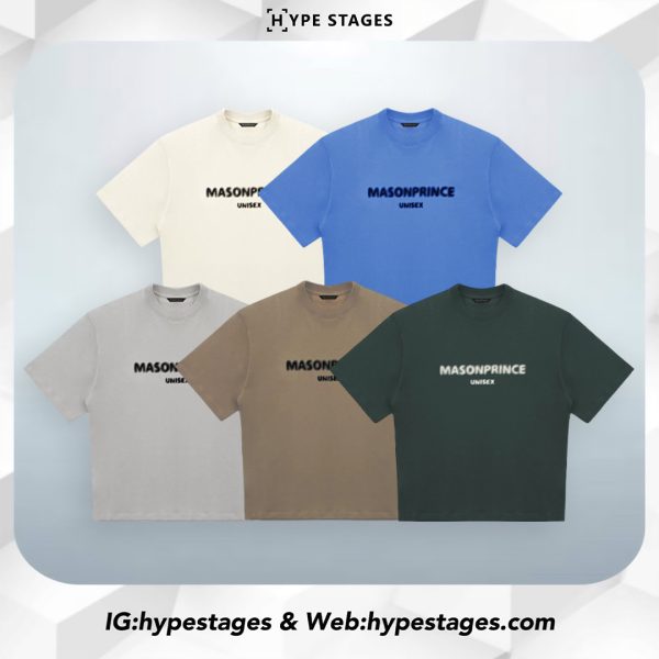 MASONPRINCE UNISEX BLUR LOGO TEE 3.0