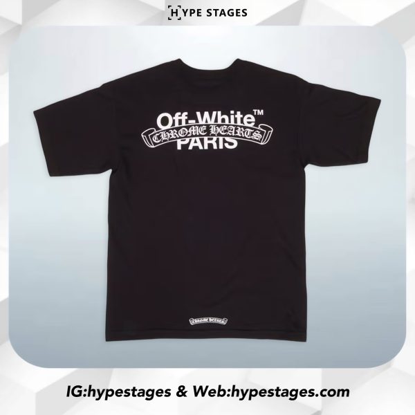 OFFWHITE X CHROME HEART TEE - USED