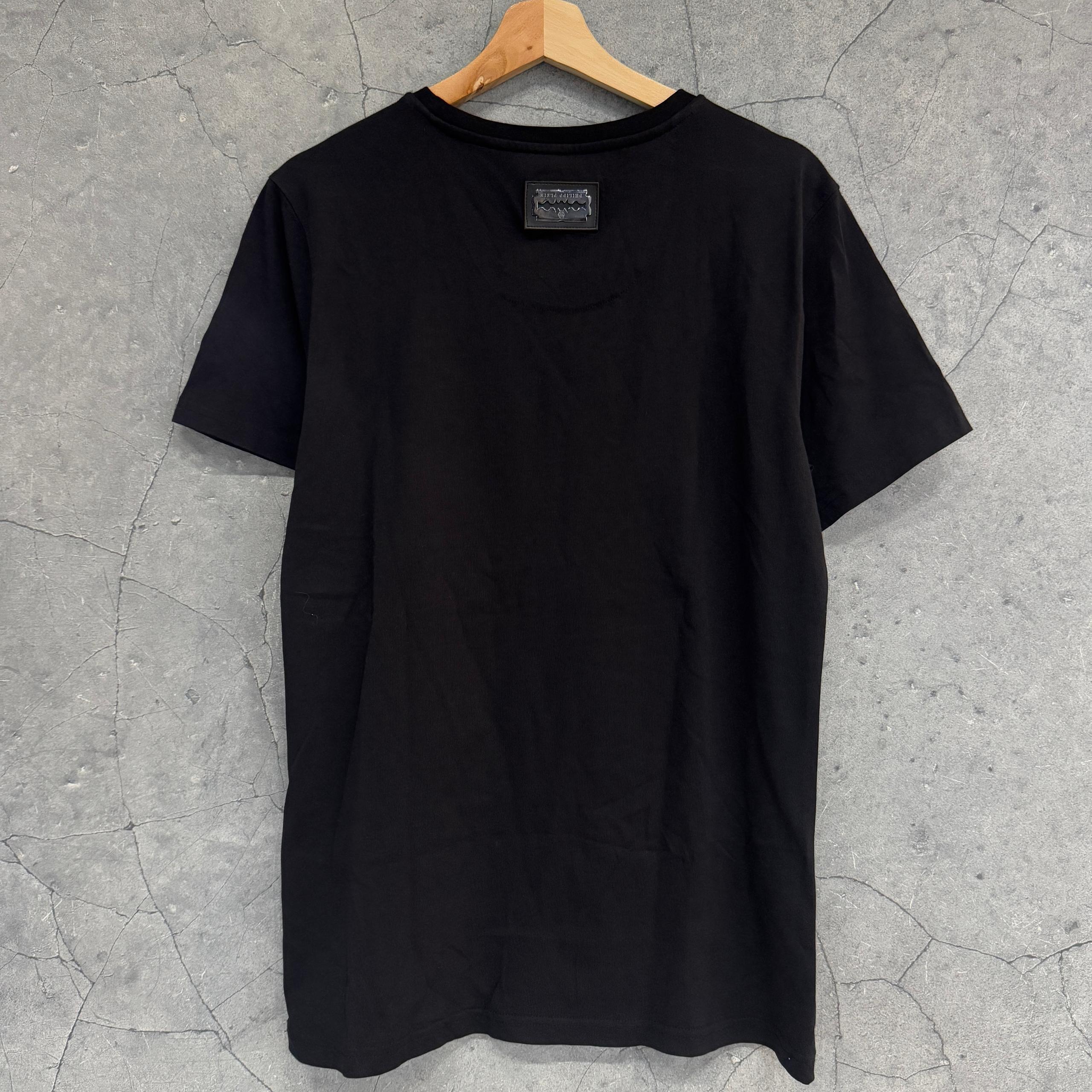 PHILIPP PLEIN MONOGRAM SKULL TEE - USED - Image 4