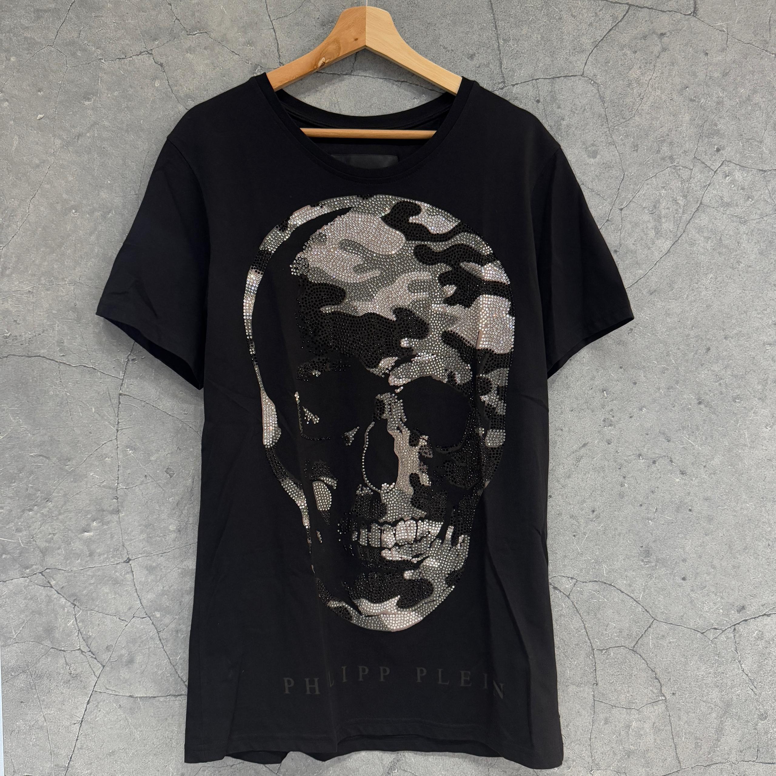 PHILIPP PLEIN RHINESTONE CAMO TEE - USED - Image 2