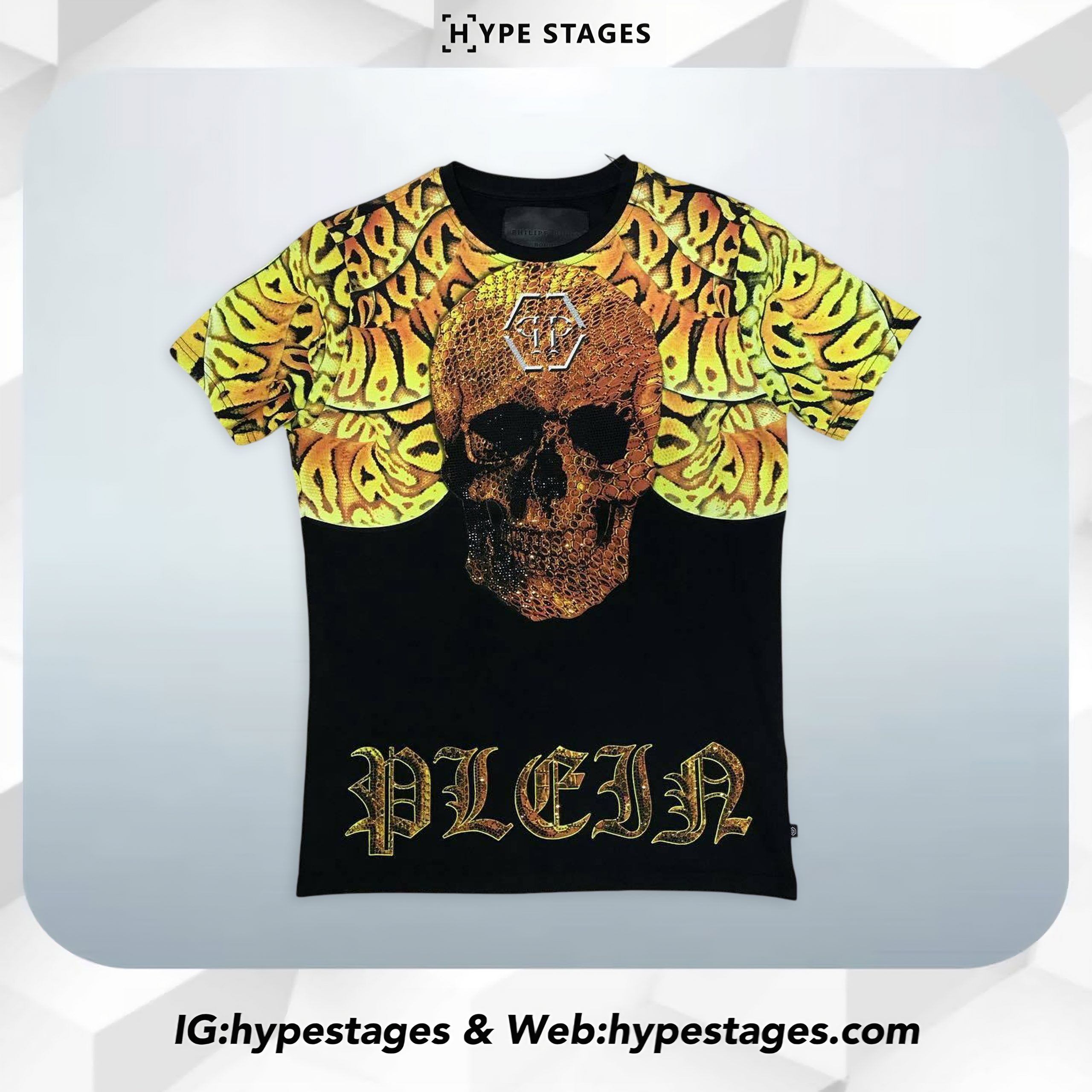 PHILIPP PLEIN SNAKE SKULL - USED