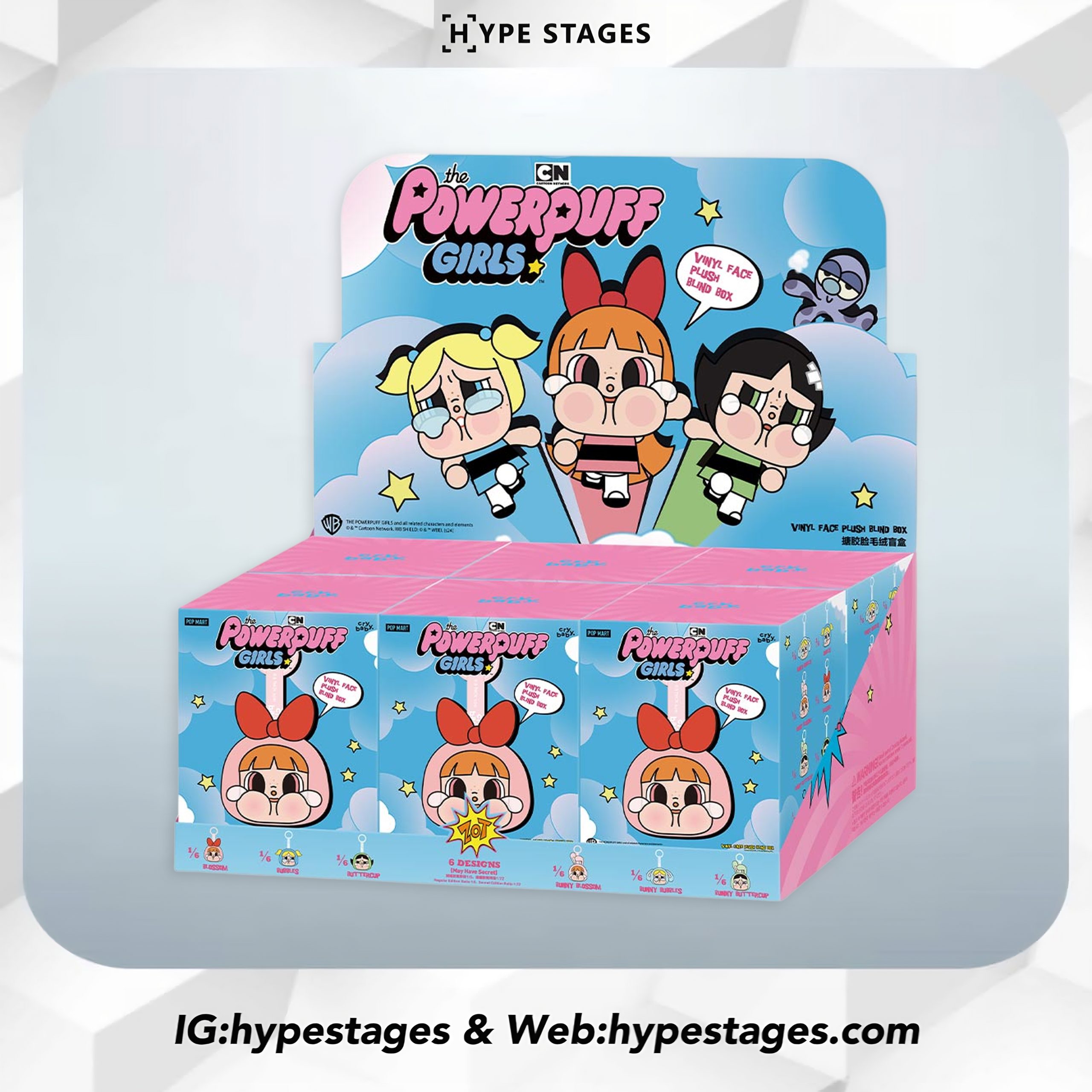 POPMART CRYBABY X POWERPUFF GIRL BLINDBOX - Hypestages KL & Johor
