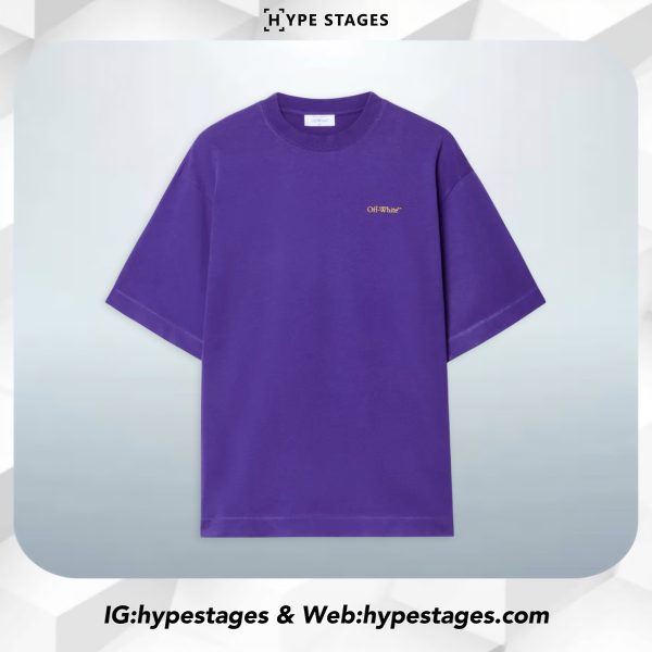 OFFWHITE BLUE TAPE ARROW TEE