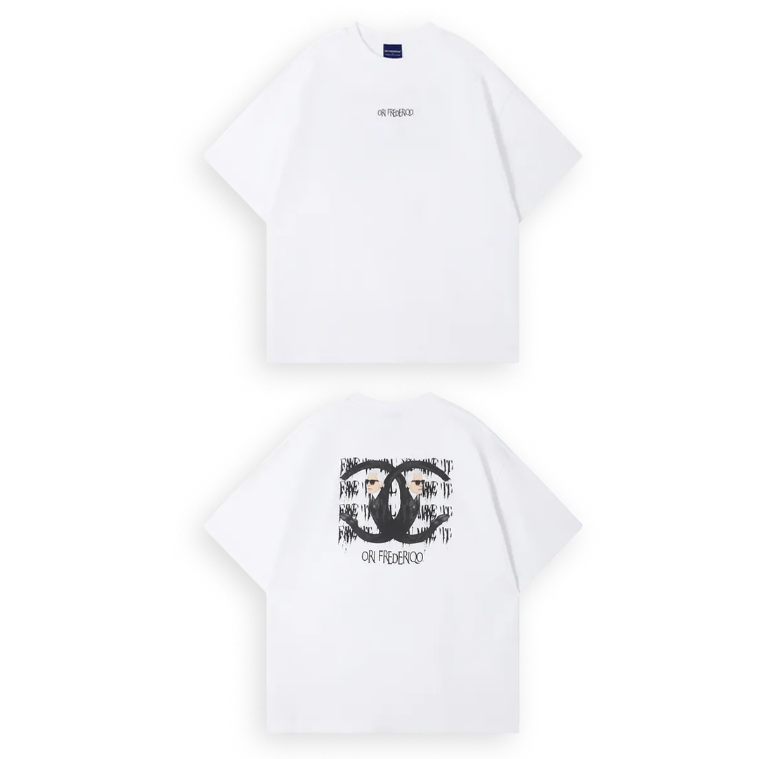 ORIGINAL FREDERIQO TEE (CHANEL DRAWING) - Image 7