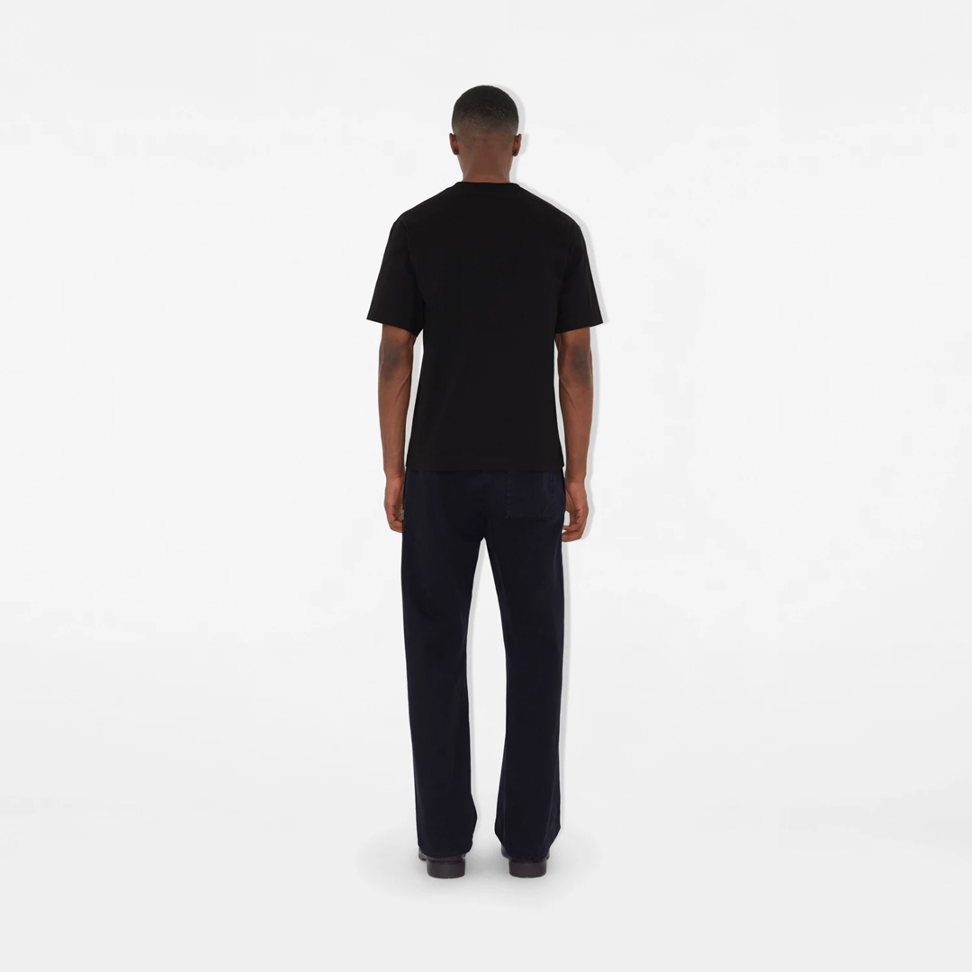BURBERRY COTTON CROSS STITCH EKD COTTON TEE - Image 5