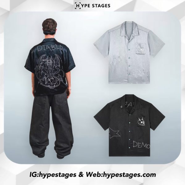 RESERFF DIABLO SATIN SHORT SLEEVE SHIRT