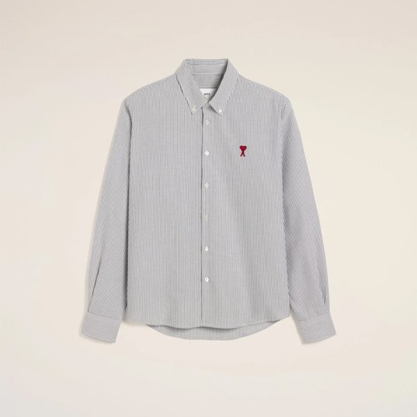 AMI PARIS COTTON DE COEUR SHIRT - Image 5
