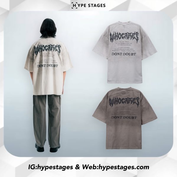 WHOCARES NO FEAR QUOTE TEE