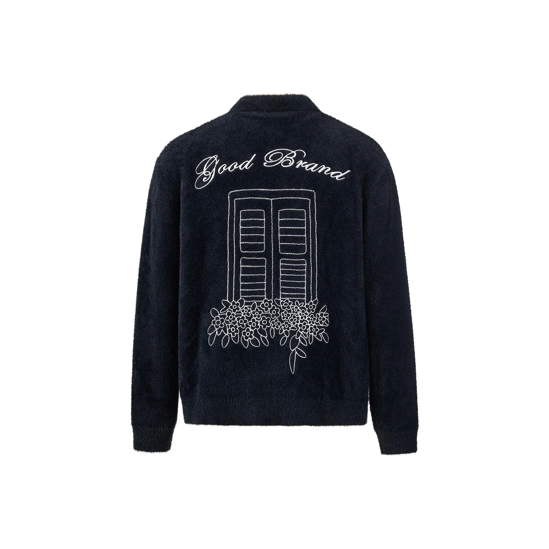 GOODBRAND WINDOW GRAPHIC FUR SWEATER - Image 5