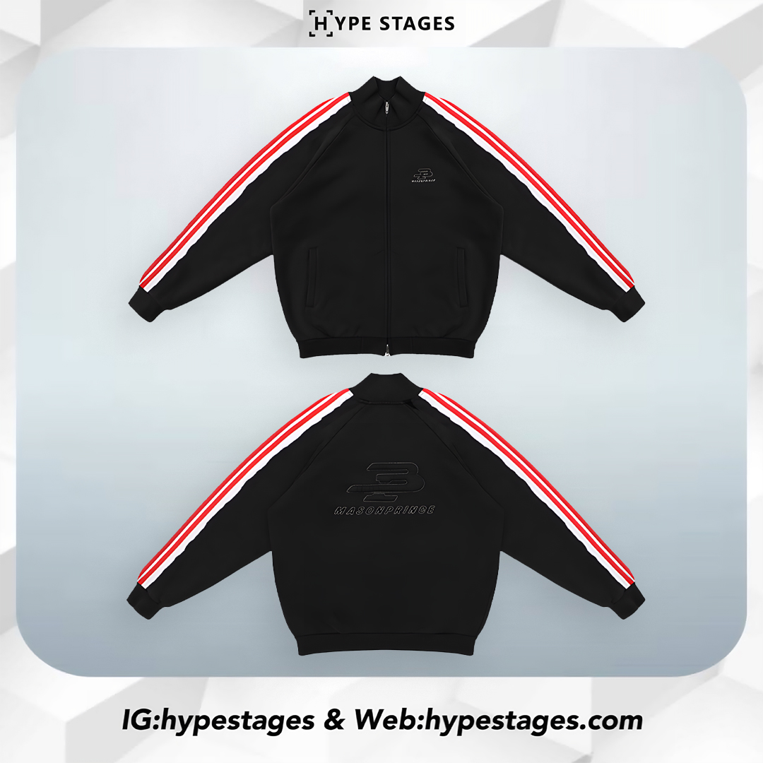 MASONPRINCE QUAD STRIPE TRACK JACKET