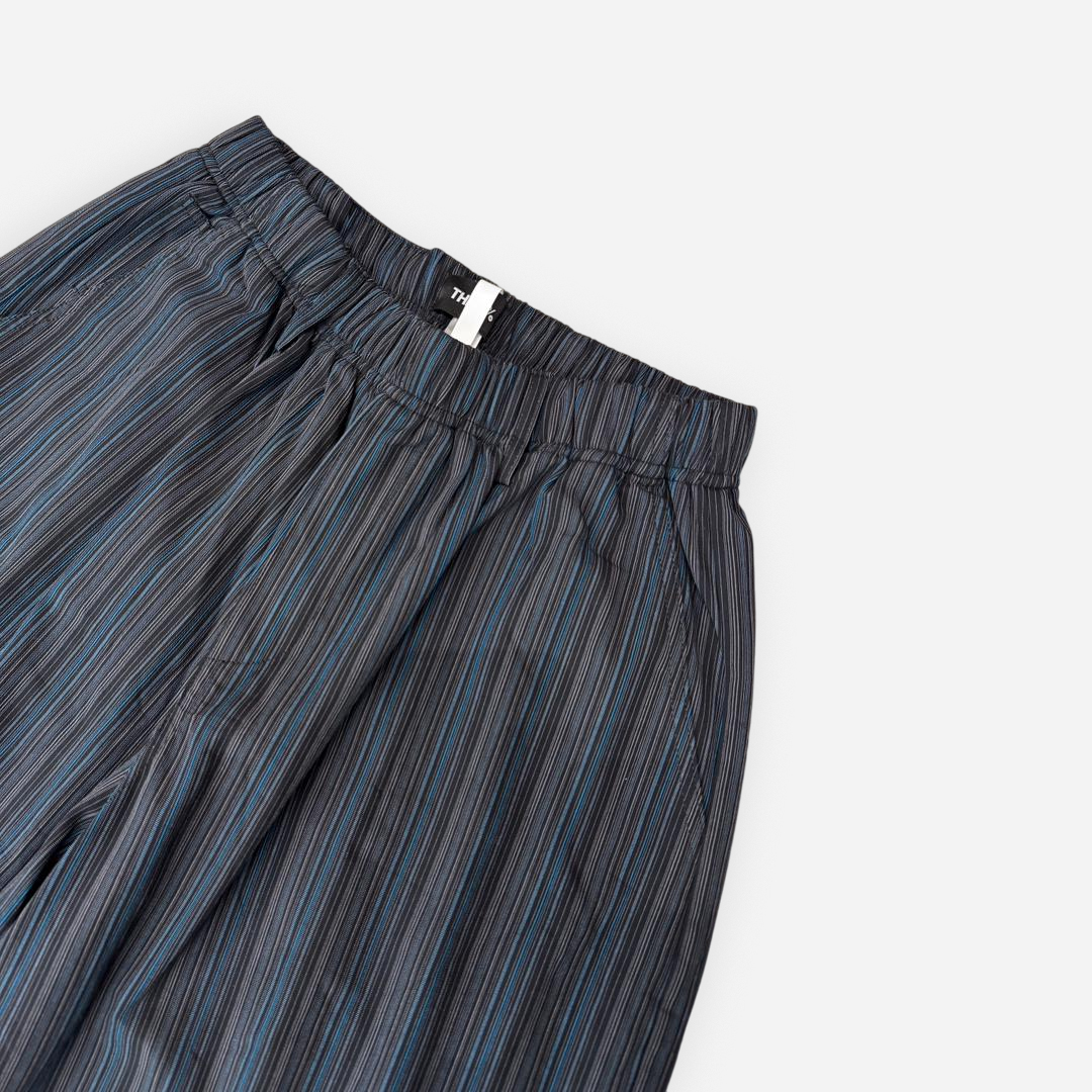 THE 3% BLUE STRIPE DRAWSTRING PANTS - Image 3