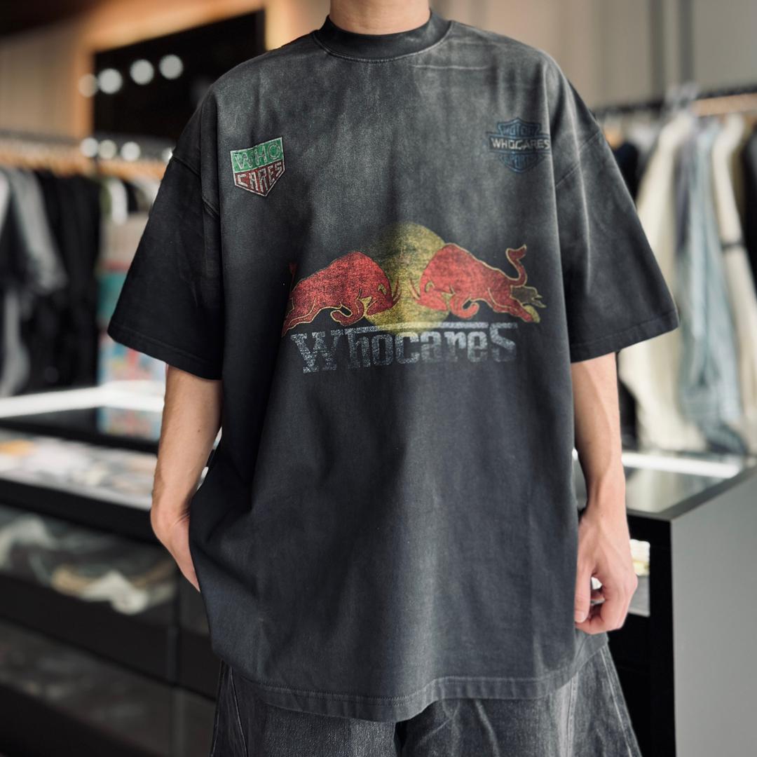 WHOCARES WASHED TURBO MODE TEE - Image 3