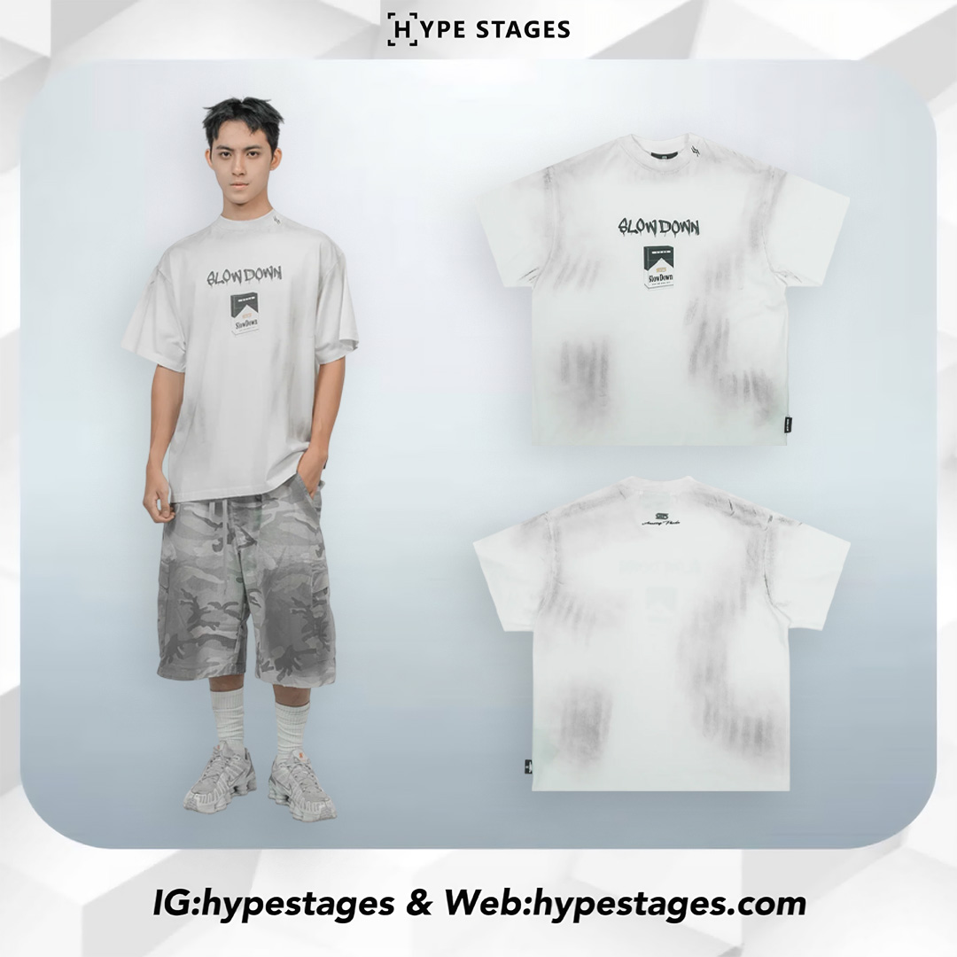 SLOWDOWN CIG BOX TEE
