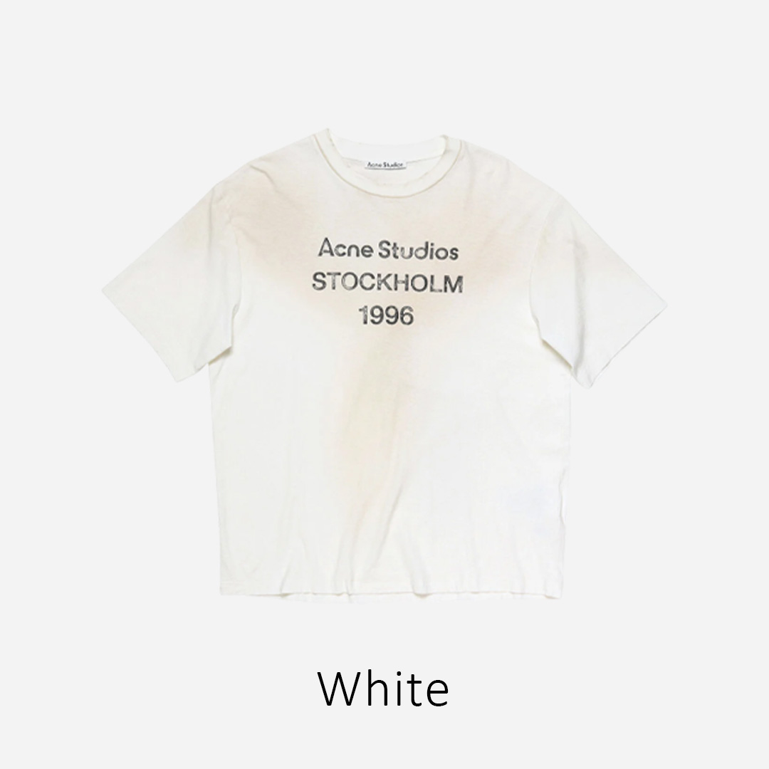 ACNE STUDIO EXFORD DISTRESSED LOGO TEE - Image 4
