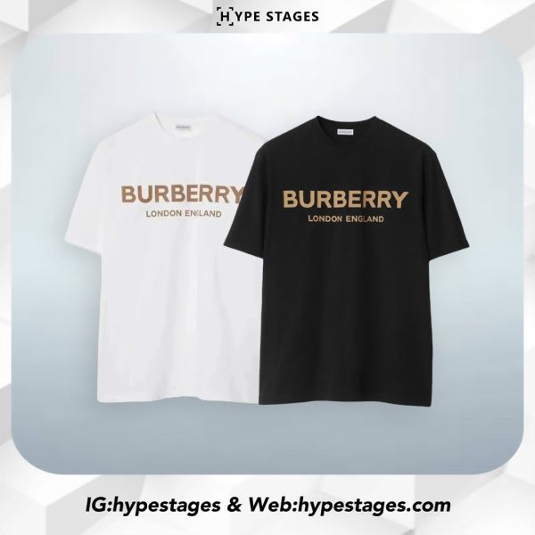 BURBERRY GOLD CLASSIC LOGO TEE