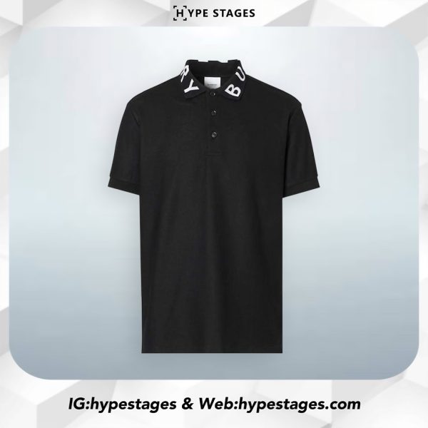 BURBERRY RYLAND COLLAR POLO SHIRT