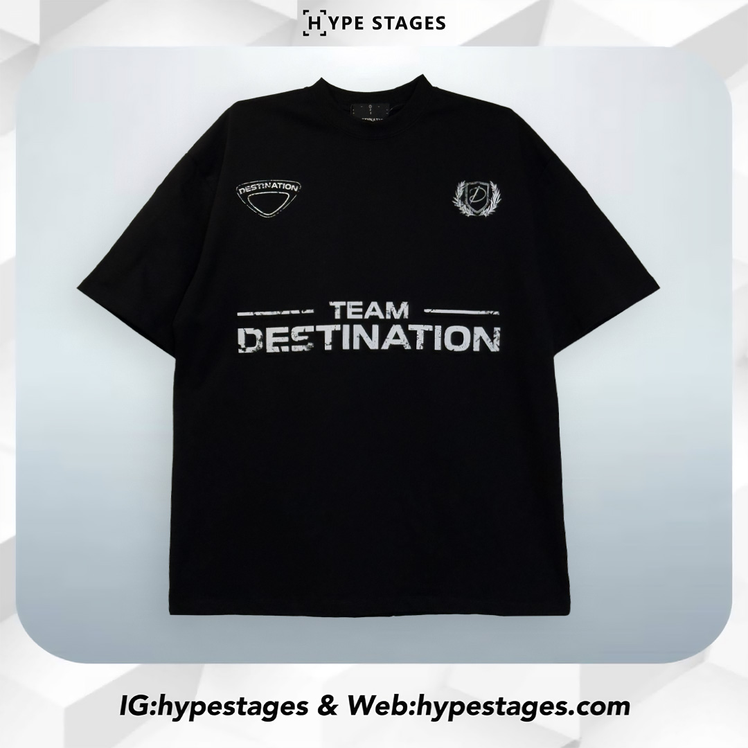DESTINATION DISTRESSED JERSEY TEE