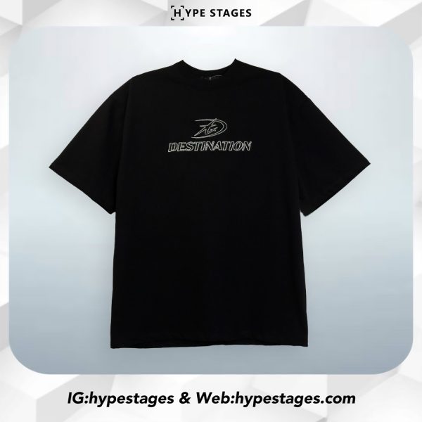 DESTINATION EMBROIDERED MIDDLE LOGO TEE