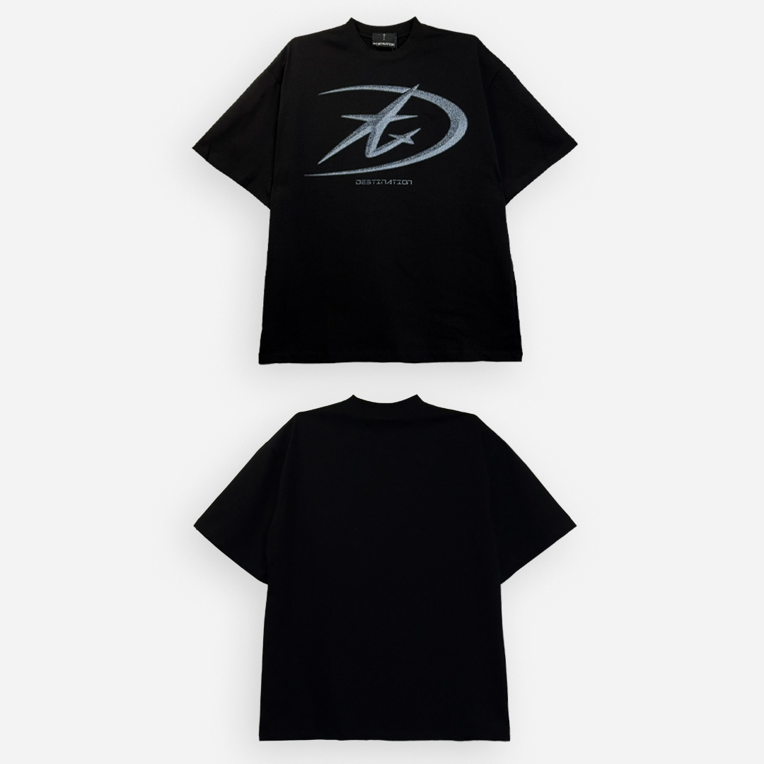 DESTINATION GLITTER FRONT LOGO TEE - Image 4