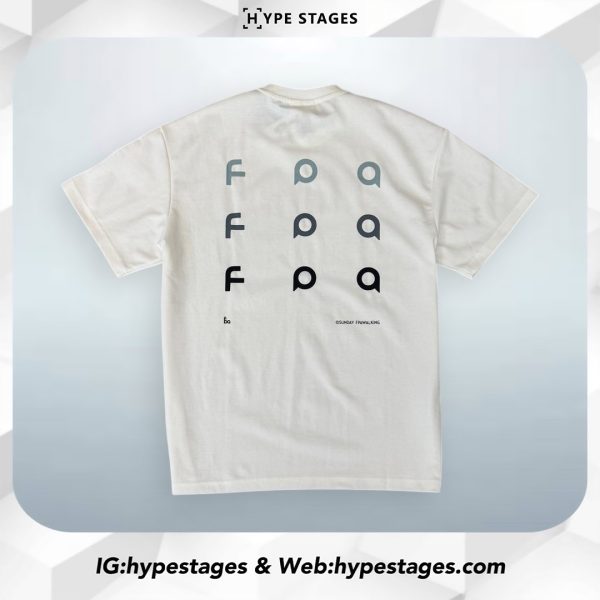 FPA BLUE SHADE MONOGRAM TEE