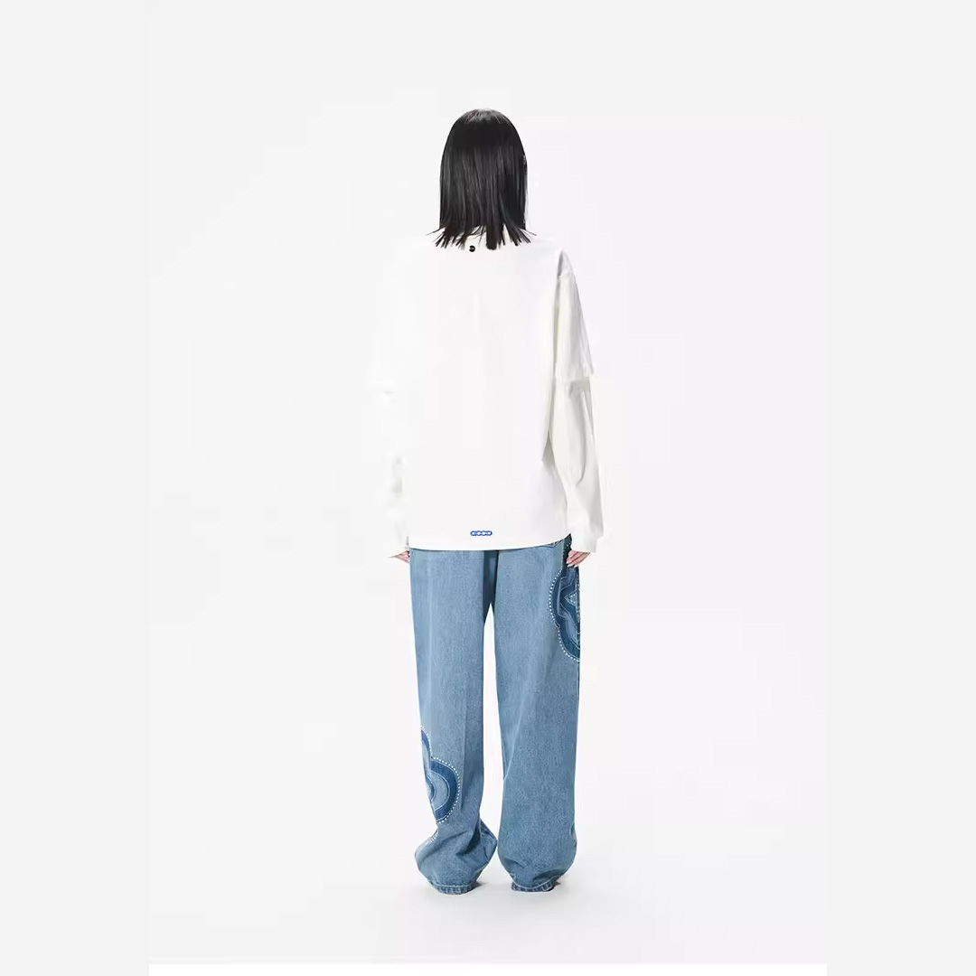 GOODBRAND FLOWER PATCH JEANS - Image 4