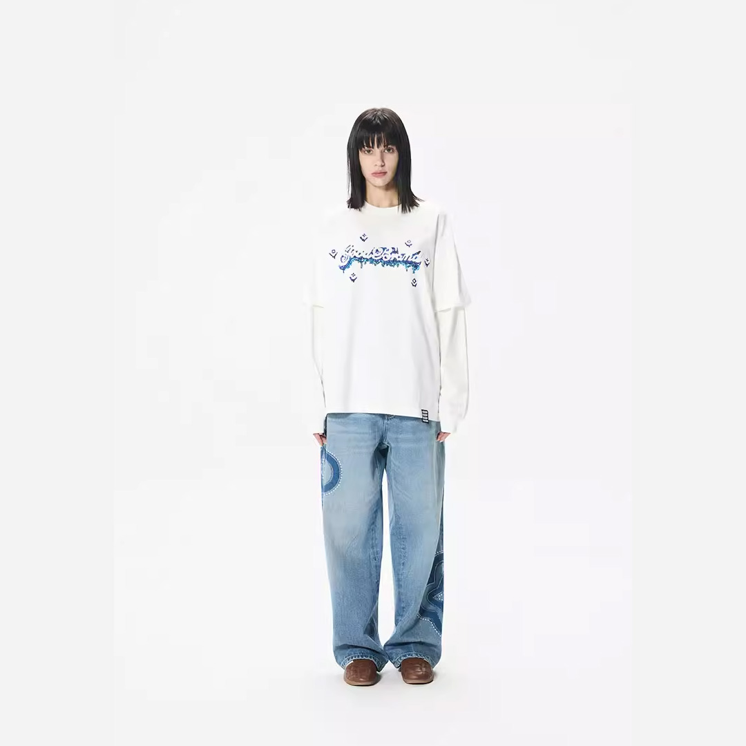 GOODBRAND FLOWER PATCH JEANS - Image 2