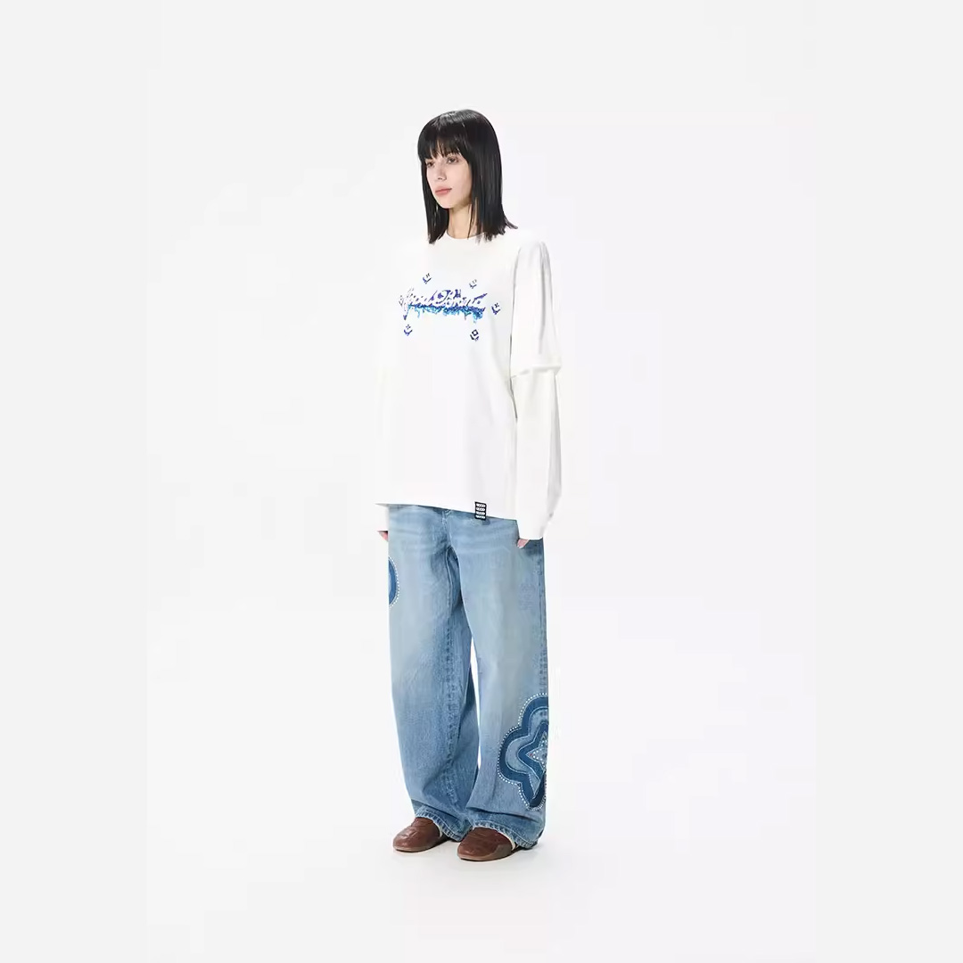 GOODBRAND FLOWER PATCH JEANS - Image 3