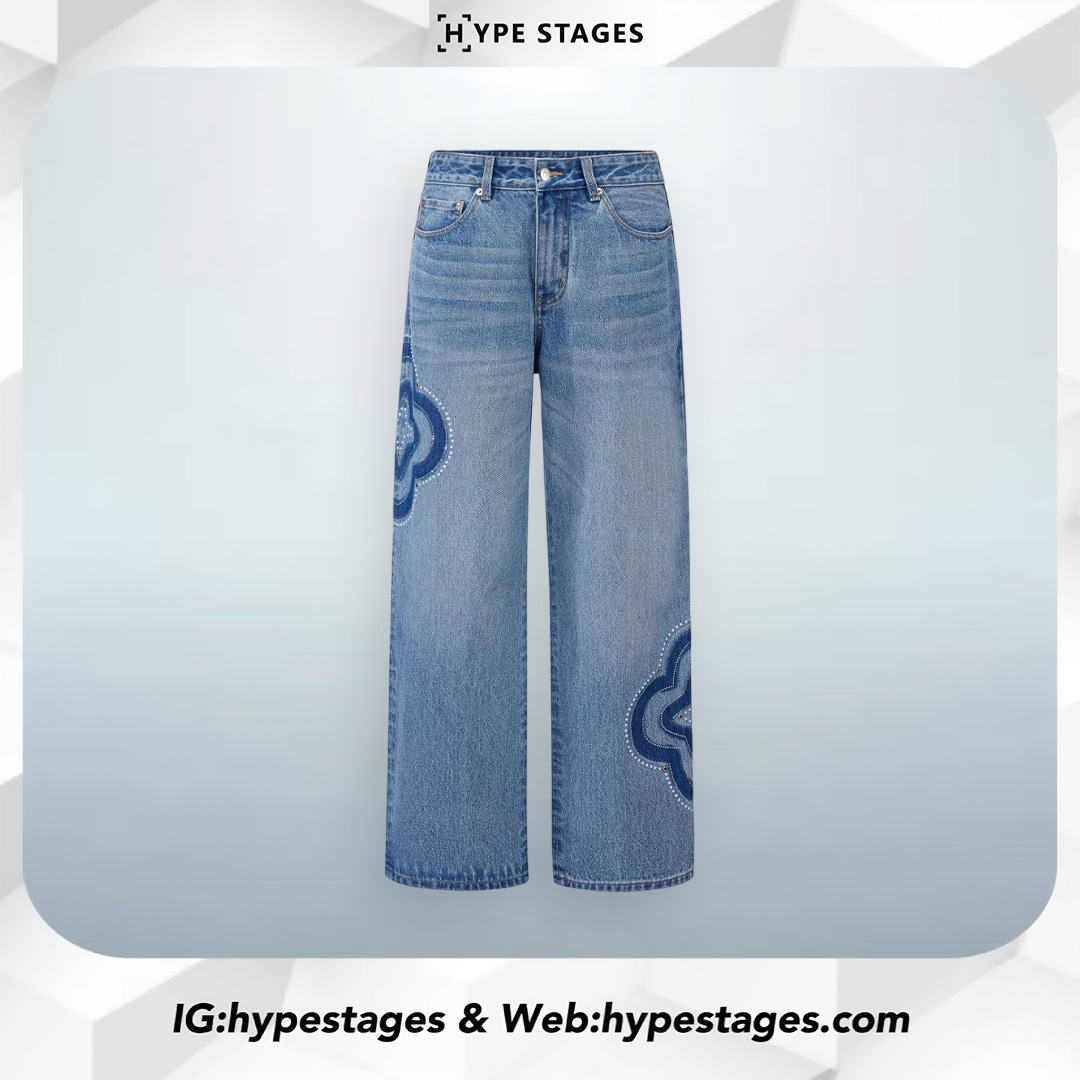 GOODBRAND FLOWER PATCH JEANS