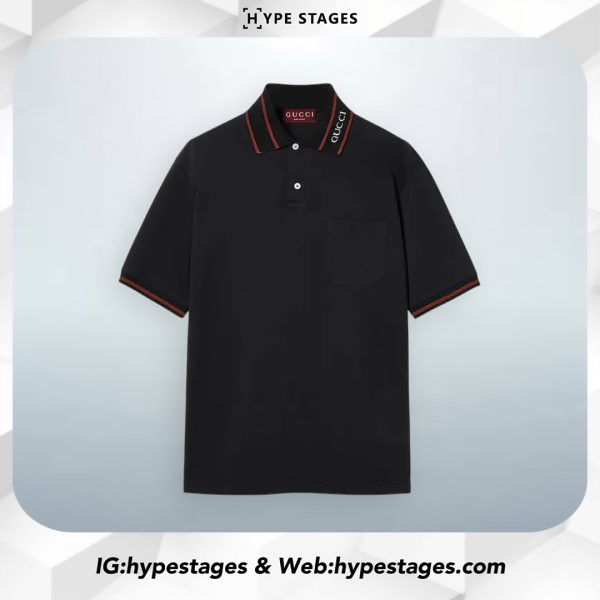 GUCCI COTTON PIQUET POLO SHIRT