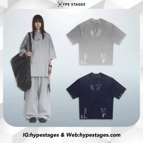 MASONPRINCE MIDDLE LOGO GREY TEE