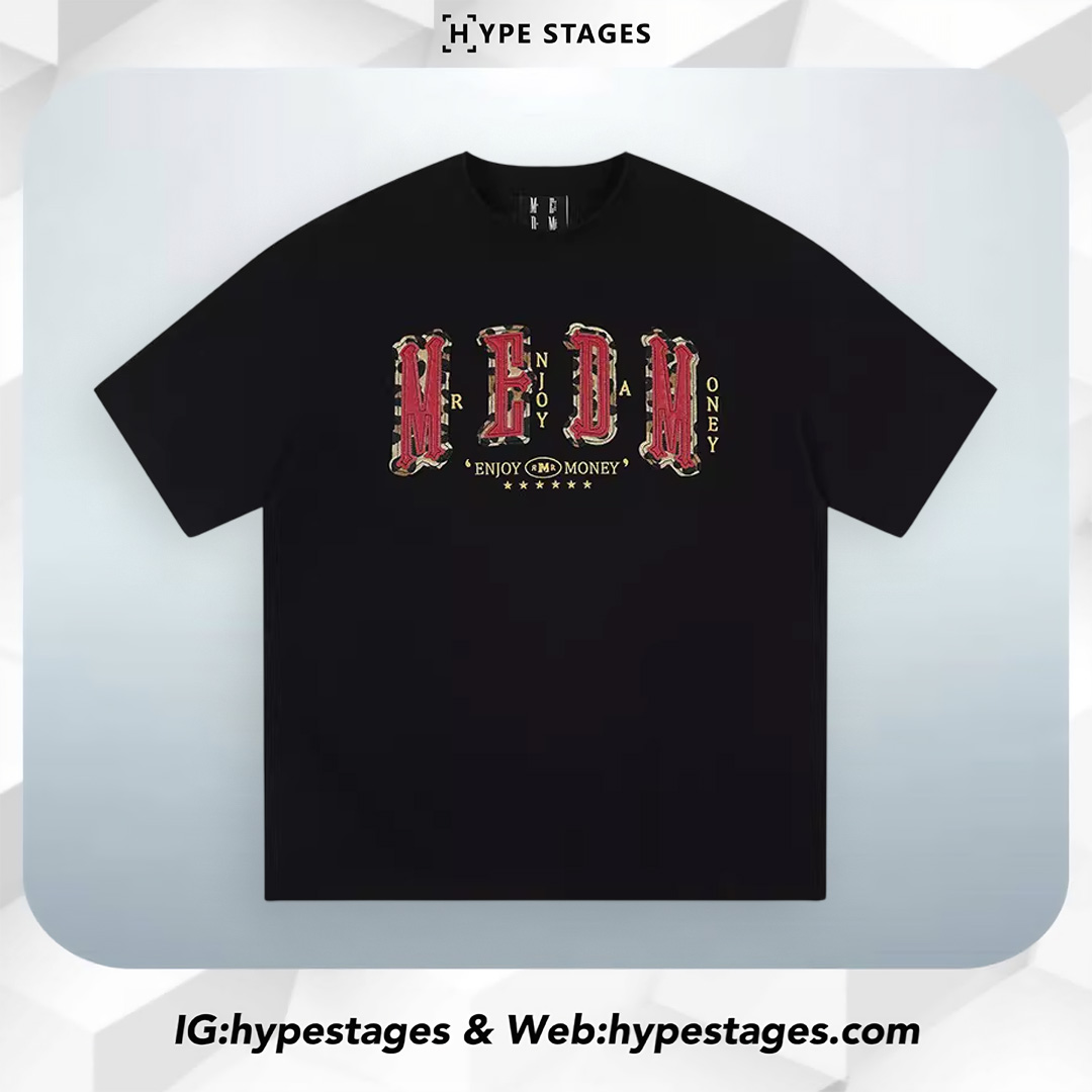 MEDM FURSKIN PATCH LOGO TEE