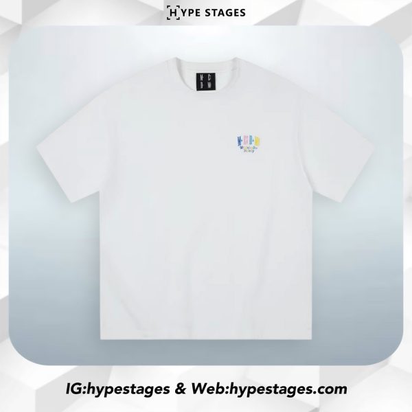 MEDM RAINBOW PUFF PATCH BACK LOGO TEE