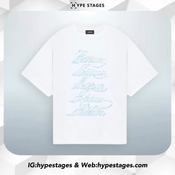 WE11DONE RIBBON MULTI LOGO TEE