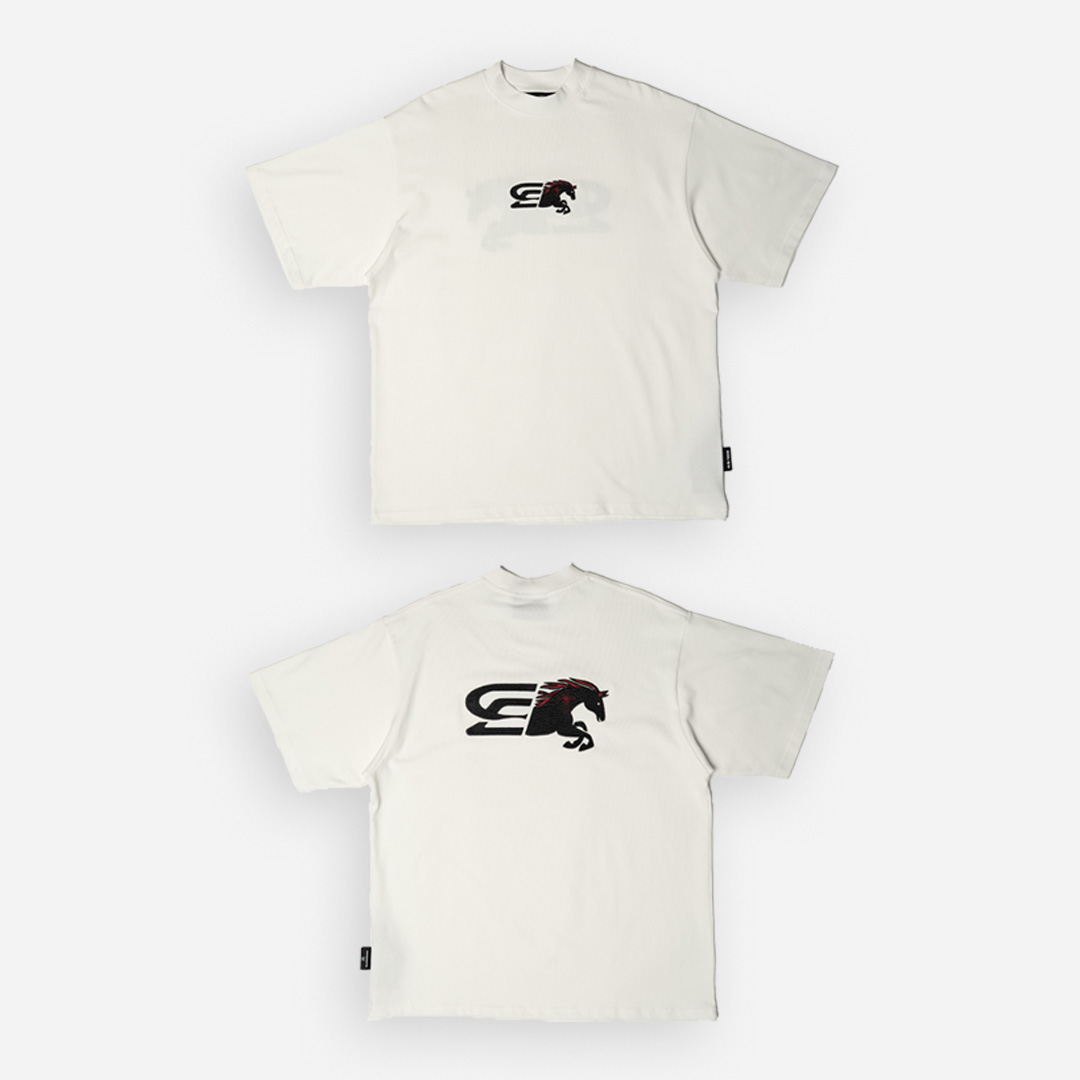 SLOWDOWN LOGO MERGE TEE - Image 4