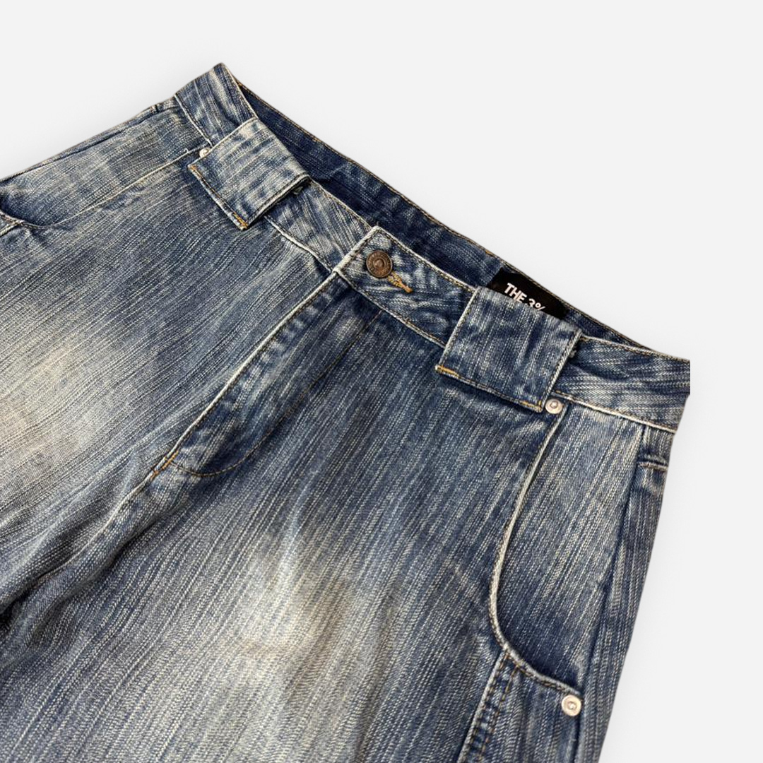 THE 3% STRIPED WIDE FIT JEANS - Image 3