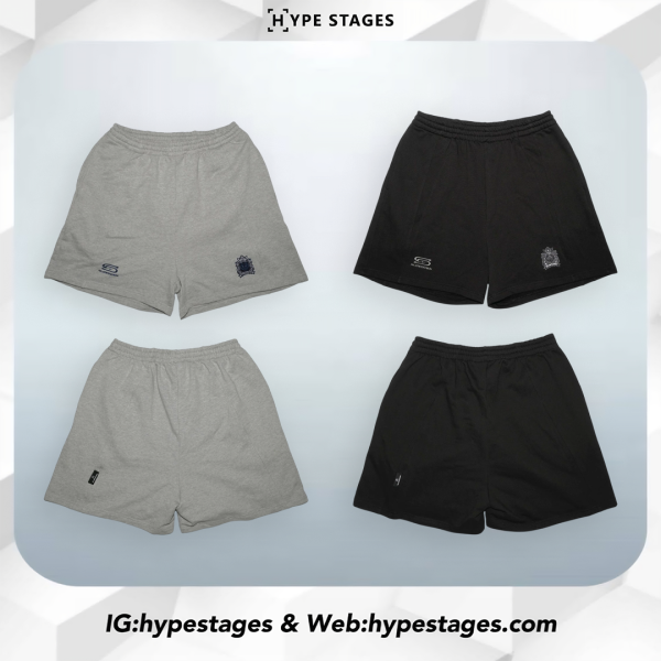 SLOWDOWN LOGO EMBROIDERY SWEATSHORTS