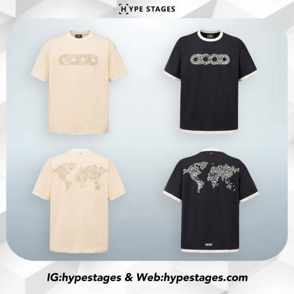 GOODBRAND BEADED LOGO KNIT TEE