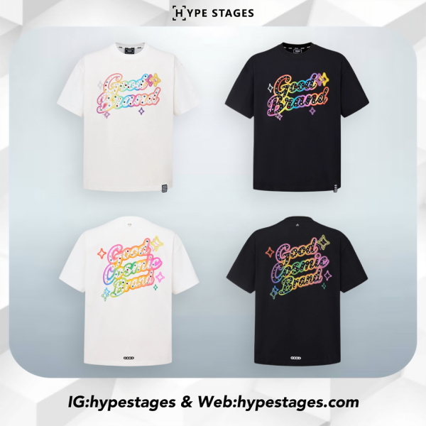 GOODBRAND RAINBOW COSMIC LOGO TEE