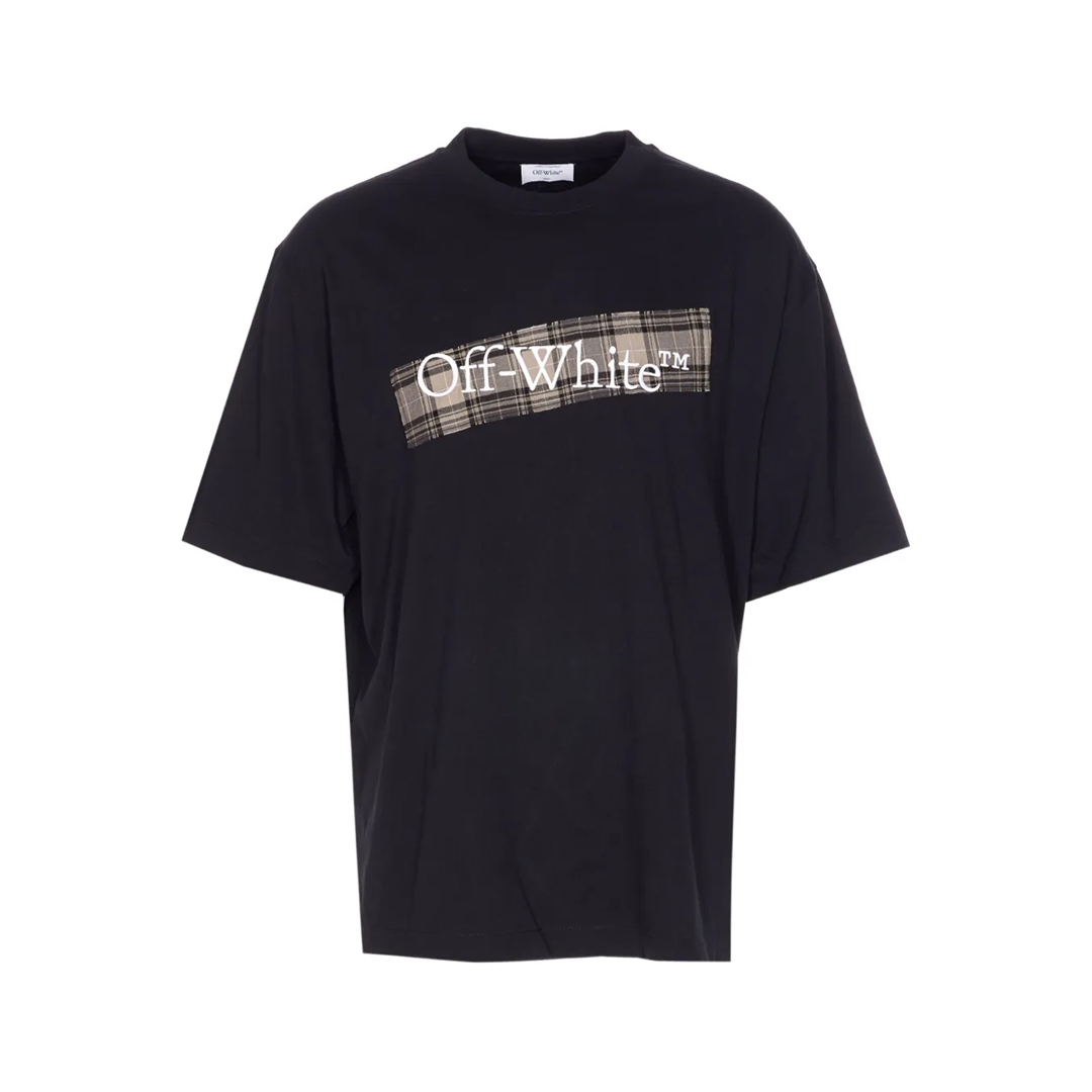 OFFWHITE FLANNEL DIAGONAL SKATE TEE - Image 2