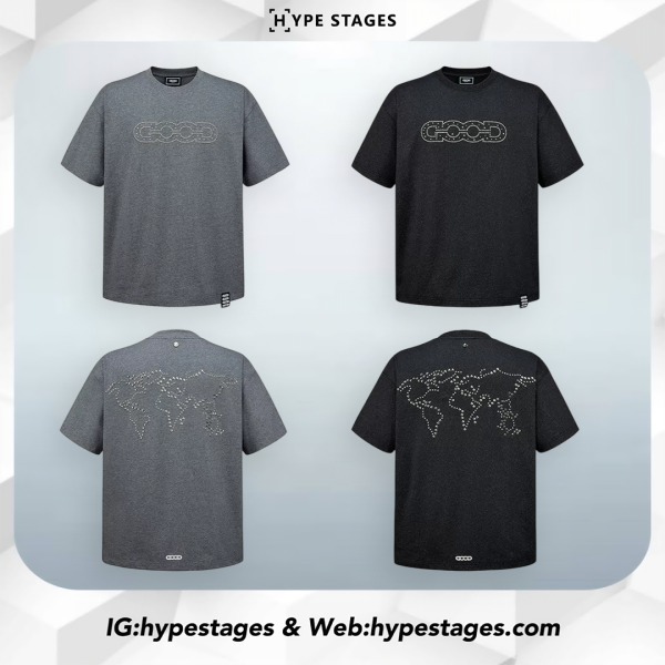 GOODBRAND STUD EARTH LOGO TEE